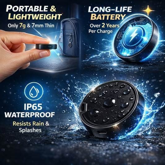 ANDROID SMART TRACKER TAGS - 4 PACK WITH CASES